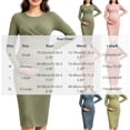 thumbnail image 4 of Taqqpue Women's Maternity Dress Plus Size Maxi Dress Fall Long Sleeve Ruched Pregnancy Clothes for Women, 4 of 8