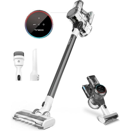 Tineco S11 Cordless Vacuum Cleaner, Smart Stick Handheld Vacuum Strong Suction & Lightweight, Cordless Handheld Vacuum Deep Clean Hair, Hard Floor, Carpet, Car (Pure ONE S11 Grey)