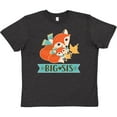 thumbnail image 3 of Inktastic Big Sis Woodland Fox Sister Youth T-Shirt, 3 of 5