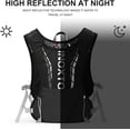 thumbnail image 5 of INOXTO Mochila con chaleco de hidratación, chaleco liviano para correr en el agua, paquete con bolsa de vejiga de agua de 1,5 l, mochila para senderismo, sendero, carrera, ciclismo, maratón para mujer, 5 of 5