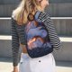 thumbnail image 5 of Disketp Winter Fire Dragon print Canvas Backpack Lightweight Travel Daypack Student Rucksack Laptop Backpack-, 5 of 5