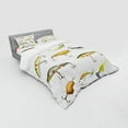 thumbnail image 3 of Ambesonne Fish Bedding Set 3 Pcs, Hunting Sea Animals Theme, Twin, Multicolor, 3 of 3