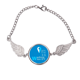 thumbnail image 1 of Washington geografía coordenadas trave Pulsera pulsera pulsera alas de ángel pulsera, 1 of 3