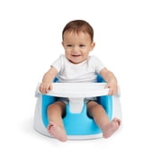 Regalo My Little Seat 2-in-1 Floor & Booster Seat with Removable Tray, Portable Toddler Feeding Seat, Blue, Ages 4-30 Months, Up to 33 lb