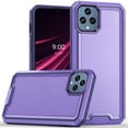 thumbnail image 4 of For Apple iPhone 11 (6.1") Modern Fused Hybrid Armor Hard PC TPU Rubber Shockproof Drop Protection Impact Cover ,Xpm Phone Case [ Purple ], 4 of 5