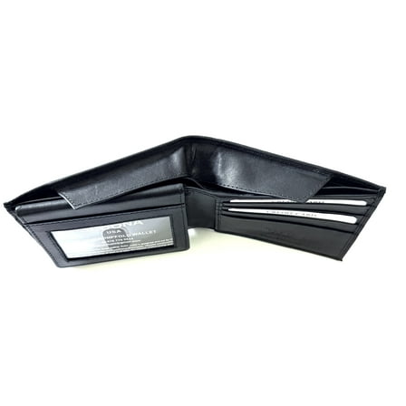 SEDONA® BIFOLD LEATHER WALLET WITH HIDDEN CASH COMPARTMENT