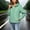 Mint Green, variant on Women's Solid Waterproof Windproof Hooded Softshell Jacket, Lightweight Full Zip Outdoor Hiking Walking Windbreaker Coat Red M(M)
