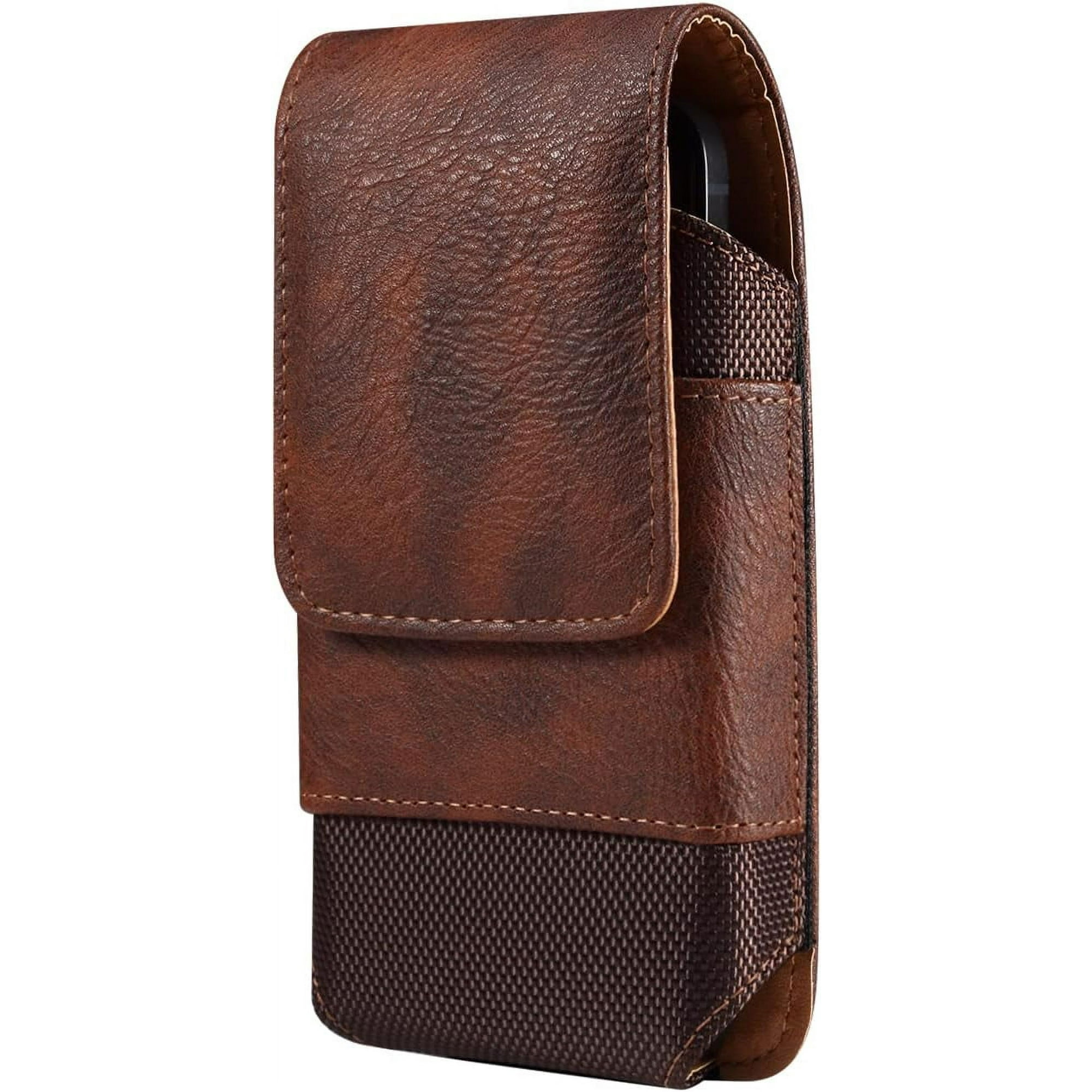 Junsice Vertical Cell Phone Pouch Cellphone Belt Holster