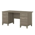 thumbnail image 2 of Home Square 3-Piece Set with 60W Office Desk File Cabinet & 5-Shelf Bookcase, 2 of 17