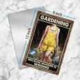 thumbnail image 2 of Vintage Tin Sign Gardening Because Murder is Wrong Aluminum Metal Sign for Garden Club Garage Home Wall Decorative 8x12 Inch, 2 of 11