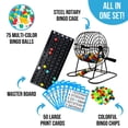 thumbnail image 2 of Set de juego de bingo Regal Bingo Deluxe con jaula para 6 ruedas y 75 bolas, 2 of 6