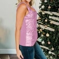 thumbnail image 4 of Tank Tops for Women Sequin Camisoles Sparkly Holiday Outfits, 4 of 4