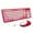 Fuchsia, variant on Wireless Keyboard and Mouse Combo, 96-Key Retro Typewriter Keyboard with Round Keycaps, Cute Aesthetic Design, Quiet Typing, 2.4G Plug & Play, Home Office & Dorm Setup – Sage Green