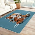 thumbnail image 2 of Funny Tiger Area Rug 2x3, Cartoon Tiger Rugs for Entryway Bedroom Living Room, Cute Tiger Indoor Door Mat, Machine Washable Rug, Non Slip Soft Low Pile Home Decor Carpet 8i&-32, 2 of 7