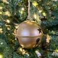 thumbnail image 3 of Haute Decor Jingle Bell Ornaments (large version) - 6 Pack - Burnished Gold, 3 of 5