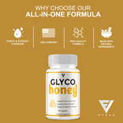 Glyco Honey Blood Support Pills, GlycoHoney Supplement (60 Capsules)