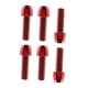 thumbnail image 5 of Kit de 6 tornillos para vástago de bicicleta, pernos para manillar, tornillos, suministros para reparación de discos de bicicleta Rojo, 5 of 9