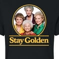 thumbnail image 3 of Golden Girls - Stay Golden Group - Juniors Cropped Cotton Blend T-Shirt, 3 of 5