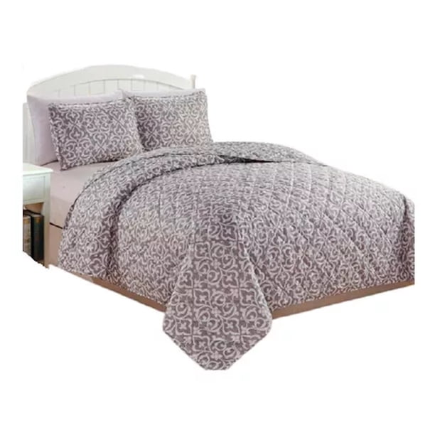 Set Edredón Reversible Microfibra Matrimonial Tesso Marquesa