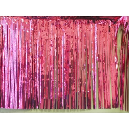 1 CURTAINS - 1 PLY 3' x 8' FUCHSIA