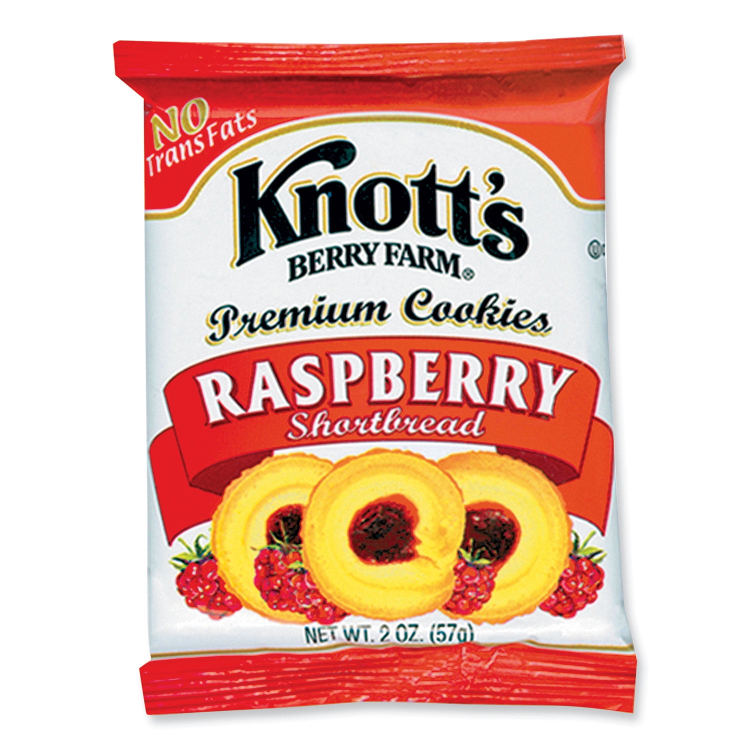 Knott's Raspberry-Filled Cookies, Bite-Sized, 2 Oz, 36 Ct