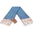 thumbnail image 3 of Smyrna Original Turkish Hand Towels Herringbone Series Set of 2 | 100% Cotton, 16 x 40 Inches | Decorative Bathroom Peshtemal Towel for Hand, Face, Hair, Gym, Yoga, Tea, Kitchen and Bath (Royal), 3 of 5