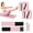 Pink, variant on AbahubFit Adjustable Wrist & Ankle Weights 2Pack, 1 lb Each Removable Silicone Bracelet for Women, Wearable Fitness Band for Walking Yoga Pilates