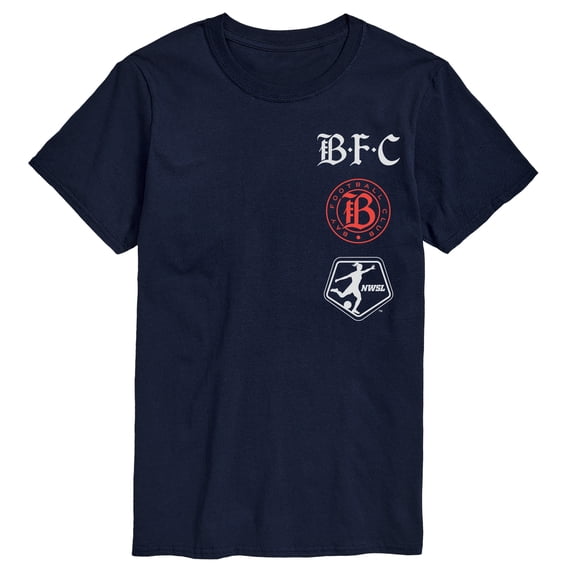 National Women's Soccer League - Bay FC Stacked Logos Short Sleeve Graphic T-Shirt