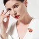 thumbnail image 5 of Abrigo, jersey, accesorio, ramillete, broche con forma de calabaza con diamantes de imitación, broche decorativo europeo, broche con hebilla para cárdigan., 5 of 8