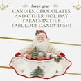 thumbnail image 5 of Spode Christmas Tree Gold Collection Figural Santa Dish, 12.25-Inch Holiday Décor Candy Bowl - Fine Earthenware with 22-Karat Gold Accents, Christmas Mantel Decoration & Holiday Tableware, 5 of 7