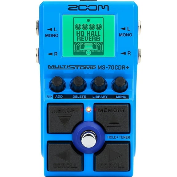 Zoom MS-70CDR Plus MultiStomp Chorus-Delay-Reverb Guitar Effects Pedal