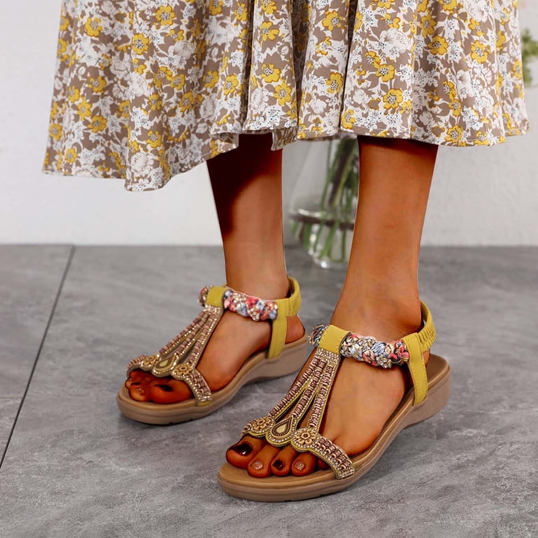 chinese dress ladies Amazon.com: Women's Thong Flat Sandals, Comfortable Flip Flops T-Strap Dress  Sandals with Adjustable Ankle Strap Leather Strappy Slip On Summer Shoes  Beach Dressy Casual Slides : Home & Kitchen