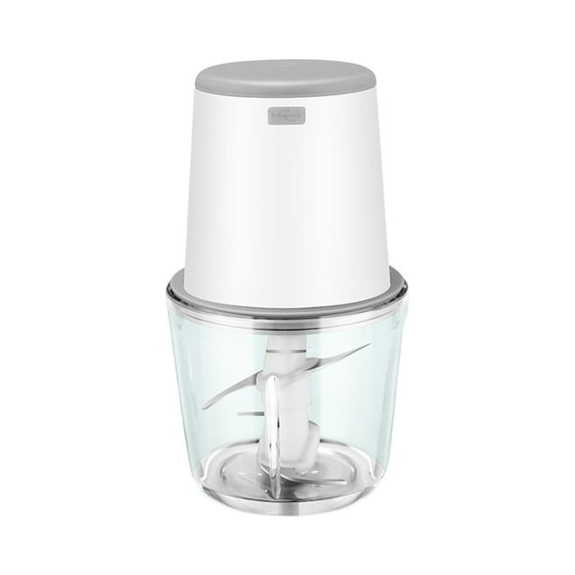 USB Rechargeable Food Processor Set with Chopper and Grinder Mini Kitchen Blender for Garlic, Vegetables, and Fruits, Includes Stirrer and Separator
