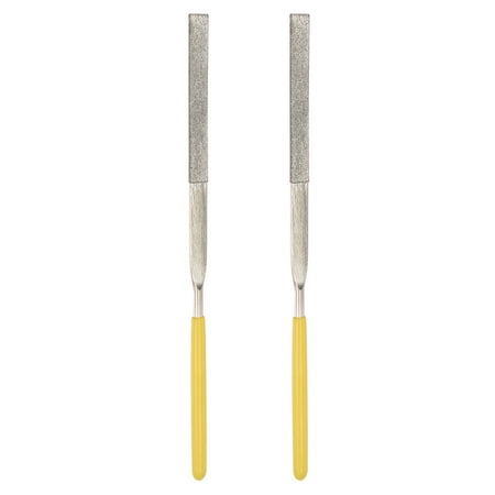 

Uxcell 3mm x 140mm Flat Type Diamond Needle Files Hand Tool for Metal Wood Stone 2 Pack