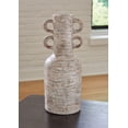 thumbnail image 2 of Signature Design by Ashley Wellbridge Vase, Distressed White, 2 of 5