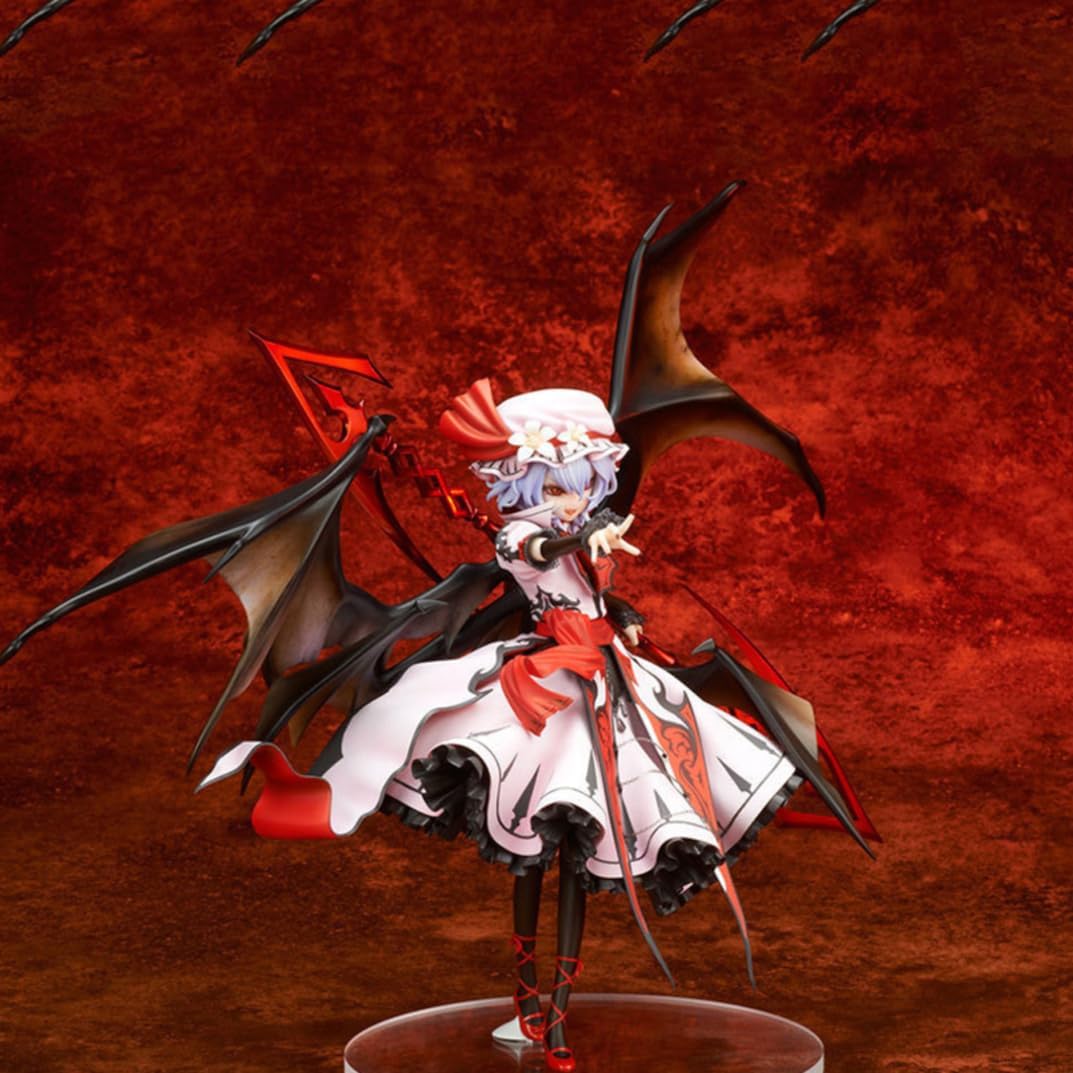 New Touhou Project The Scarlet Devil Remilia Scarlet (combat Ver) Character Anime Model Statue Action Figures Desktop Ornament Popular Decorations Fan Souvenirs Creative Gift Collectable
