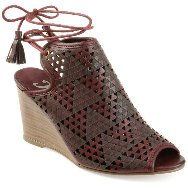 white ankle wrap wedges