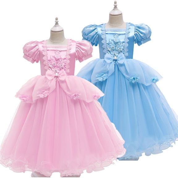 KYAIGUO Kids Girls Princess Pageant Dress Toddler Prom Ball Gowns Wedding Party Flower Dresses for 3-12T