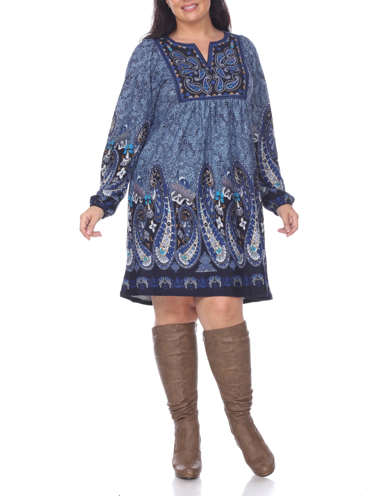 apolline embroidered tunic dress