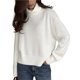 thumbnail image 1 of Suéter de Cuello Alto para Mujer, Jersey de Punto Grueso de Larga, Jersey Básico de Moda para Otoño e Invierno. Marfil L, 1 of 9