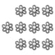 thumbnail image 4 of 10 botones de flores para vaqueros, hebillas para ajustar la cintura, simples y versátiles. Negro, 4 of 9