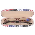 thumbnail image 2 of Gafas de lectura de moda con patrón púrpura, gafas para presbicia simples unisex para ancianos+150, 2 of 8