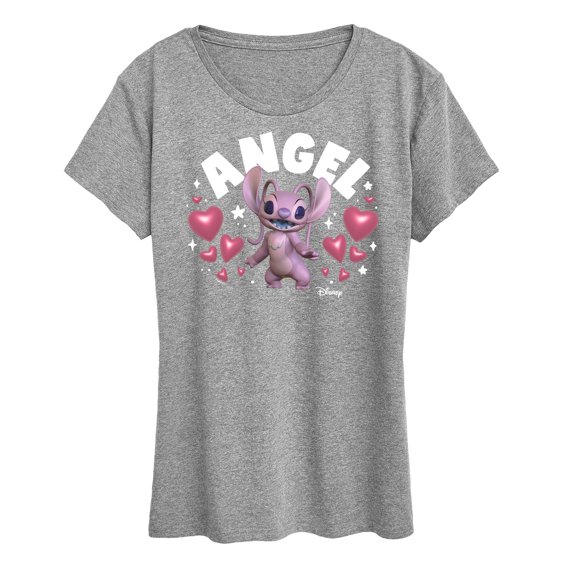 Lilo & Stitch - Mixed Dimension Angel - Women's Short Sleeve Graphic T-Shirt