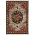 thumbnail image 2 of Safavieh Kashan Mason Oriental Area Rug, Ivory/Red, 5'1" x 7'5", 2 of 8