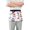 Gnome and Blue Red Heart, variant on Gnome and Fall Leaf Server Apron with 3 Pockets Waterproof Waitress Waist Short Apron for Man Woman 12 Inches