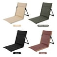 thumbnail image 2 of Outdoor Folding Beach Chair Camping Lightweight Single Chair Camping Portable Leisure Chair Travel Integrated Backrest, 2 of 8