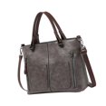 thumbnail image 3 of Bolso de hombro para mujer, regalos de moda, bolso cruzado informal para fiesta, trabajo al aire libre Gris, 3 of 8
