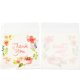 thumbnail image 2 of 1 bolsa rectangular autoadhesiva de OPP con la palabra "Gracias" y estampado floral., 2 of 3