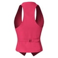 thumbnail image 3 of Made by Olivia Women's Dressy Casual Versatile Racerback Vest Tuxedo Suit Waistcoat, 3 of 6