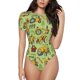 thumbnail image 1 of Balery Cute Tractor Body de cuello redondo de manga corta para mujer Tops de manga corta Tops básicos-XX-Large, 1 of 7